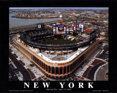 Framed Art Citi Field: New York Mets Opening Day, 2009 - Flushing, New York by...