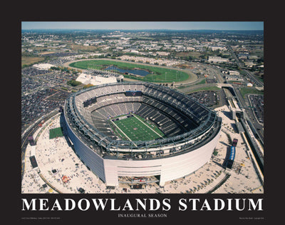 NY Giants at New Meadowlands Staium, Inaugural Season by Mike Smith