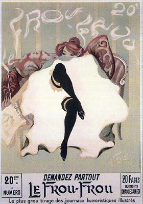 Le Frou-Frou, 1900 by Lucien-Henri Weiluc | 16 1/2 x 11 1/2 Fine Art Print