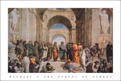 School of Athens by Raphael - Raffaello Santi | 24 x 36 Fine Art Print