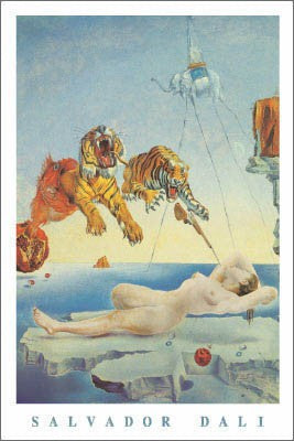 Dream Caused by a Bee Flight by Salvador Dali | 36 x 24 Fine Art Print