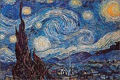 Starry Night by Vincent van Gogh | 24 x 36 Fine Art Print