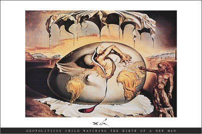 Geopoliticus Child by Salvador Dali | 24 x 36 Fine Art Print