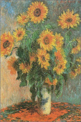 Sunflowers, 1881 by Claude Monet | 36 x 24 Fine Art Print