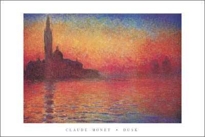 Dusk, Crepusculo by Claude Monet | 24 x 36 Fine Art Print