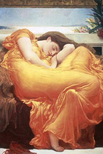 Flaming June by Frederic Lord Leighton | 36 x 24 Fine Art Print