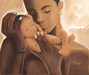 Mother’s Love by Kolongi Brathwaite | 24 x 30 Fine Art Print