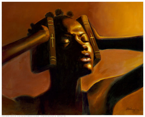 Hear No Evil (Female) by Sterling Brown | 8 1/4 x 10 1/2 Fine Art Print