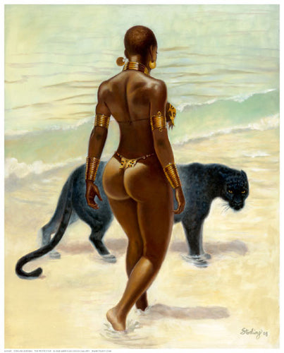 The Protector by Sterling Brown | 10 1/4 x 8 1/4 Fine Art Print