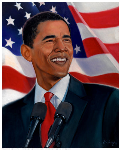 American History (Barack Obama) by Sterling Brown | 10 1/4 x 8 1/4 