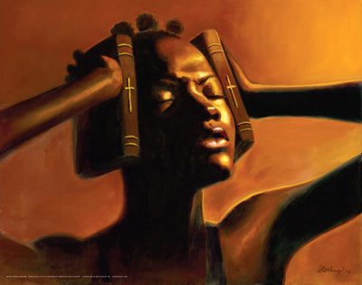 Hear No Evil (female) by Sterling Brown | 11 x 14 Fine Art Print