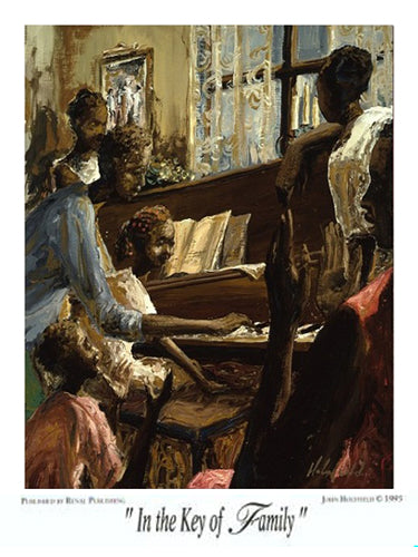 Framed Art In the Key of Family by John Holyfield | 24 x 18