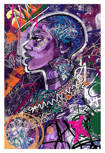 Black Is Love by Justin Copeland | 38 x 26 Fine Art Print