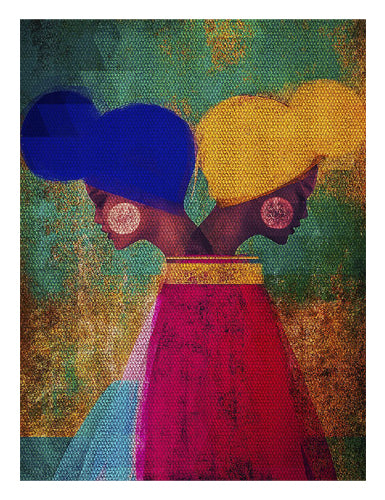 Easy Ease (Vibrant) by Erin K. Robinson | 26 x 20 Fine Art Print