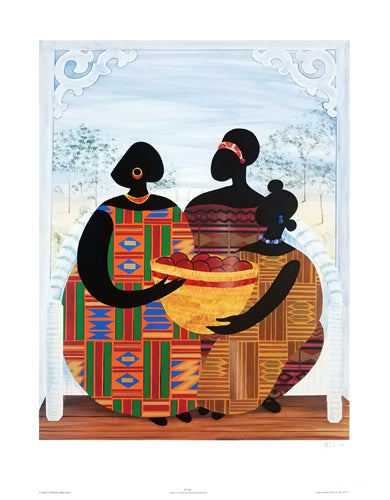 Framed Art Apple Basket by Bryan Greene | 24 ¾ x 19 ½