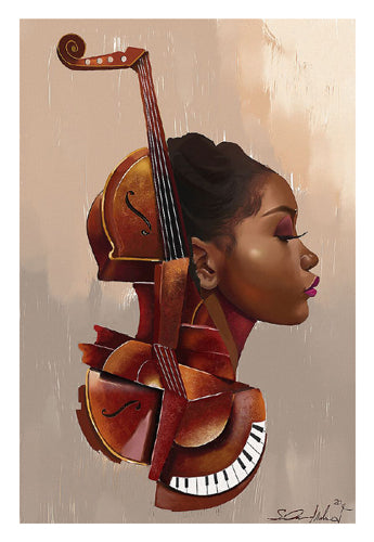 Amanti Allure by Salaam Muhammad | 29 x 20 Fine Art Print