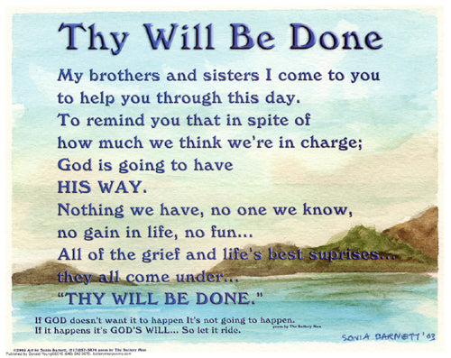 Thy Will Be Done by Batteryman | 8 x 10 Fine Art Print