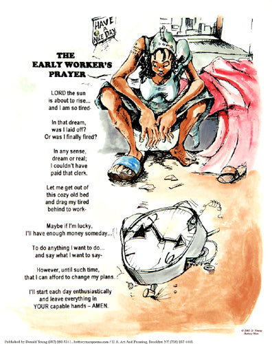 The Early Worker’s Prayer by Batteryman | 10 x 8 Fine Art Print