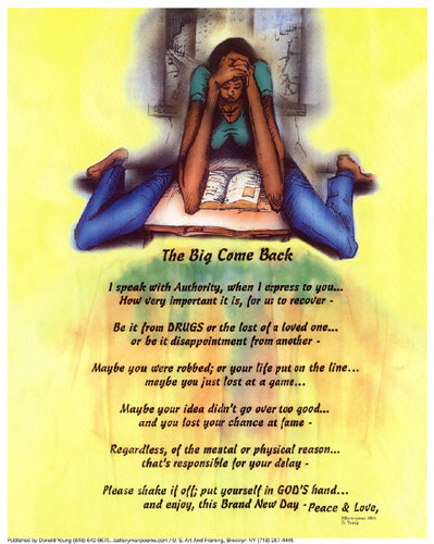 Framed Art The Big Come Back by Batteryman | 10 x 8