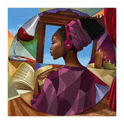 Framed Art You’re Enough by Salaam Muhammad | 16 x 16