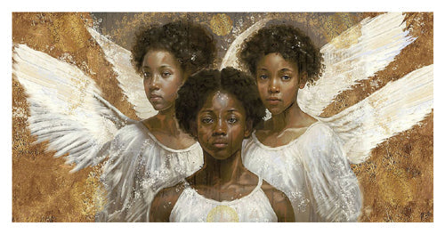 Framed Art Little Angels No. 8 by Marta Wiley | 20 x 38