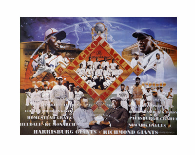 Negro League Baseball by Edward Clay Wright | 22 x 28 Fine Art Print