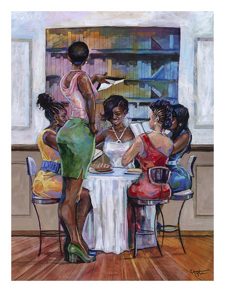 Framed Art The Book Club III by Robert Jackson | 26 x 20