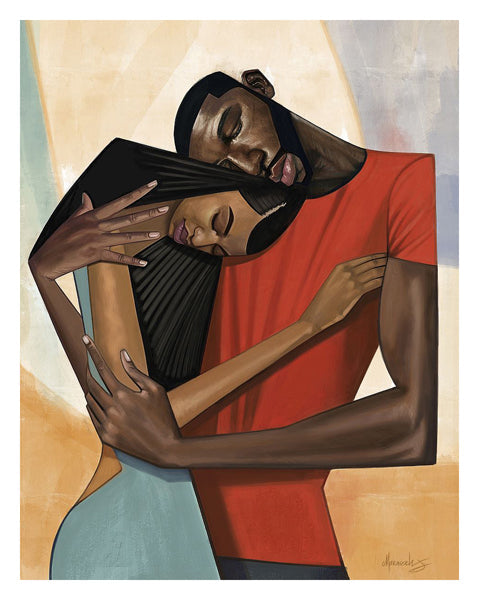 Framed Art Comfort by Manasseh Johnson Sr. | 30 x 24