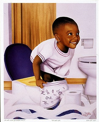 Boy Potty Kid by Alan Hicks | 10 x 8 Fine Art Print