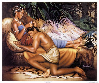 Samson and Delilah by Aaron Hicks | 24 x 25 Fine Art Print