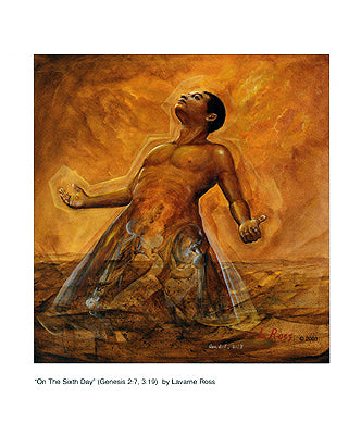 On the Sixth Day (mini) by Lavarne Ross | 8 x 6 1/2 Fine Art Print