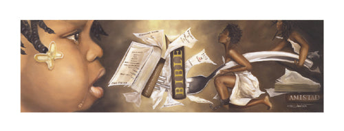 Tough to Swallow (Girl) by Edwin Lester | 13 x 34 Fine Art Print