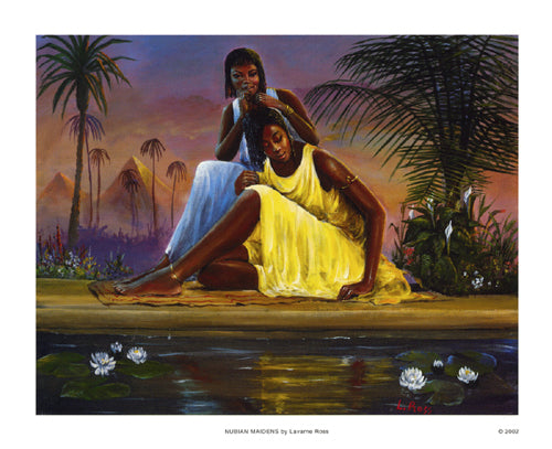 Nubian Maidens (mini) by Lavarne Ross | 6 1/2 x 8 Fine Art Print