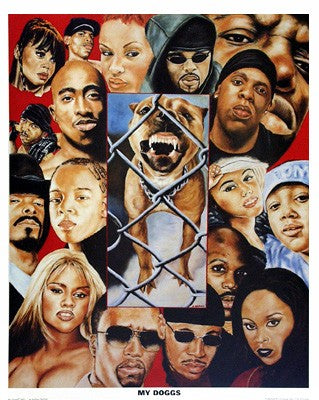 My Doggs by Andrew Nichols | 29 7/8 x 24 Fine Art Print