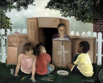 Let's Play Church (mini) by Edwin Lester | 8 x 10 Fine Art Print