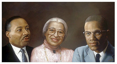 Martin, Rosa, and Malcolm by Andy H. | 19 3/4 x 35 3/4 Fine Art Print
