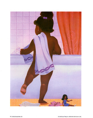 Bubble Bath Girl by Stanley Morgan | 10 x 8 Fine Art Print