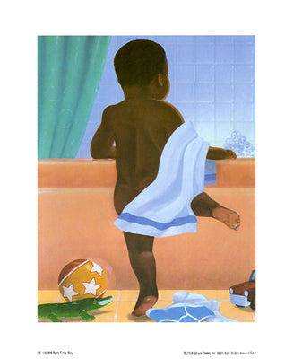 Bath Time Boy by Stanley Morgan | 10 x 8 Fine Art Print