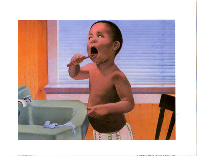 Brushin' Up by Stanley Morgan | 8 x 10 Fine Art Print