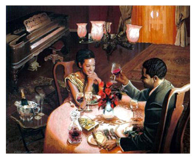 Enchanted Evening by Edward Clay Wright | 26 x 32 Fine Art Print