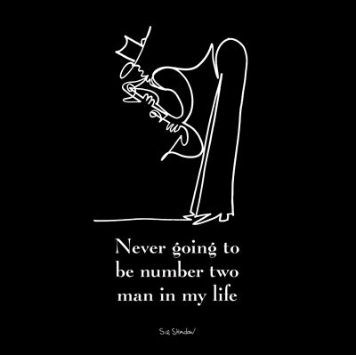 Never Going to be Number Two by Sir Shadow | 6 x 6 Fine Art Print