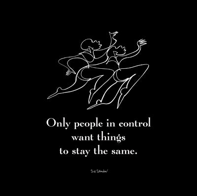 Only People in Control by Sir Shadow | 6 x 6 Fine Art Print