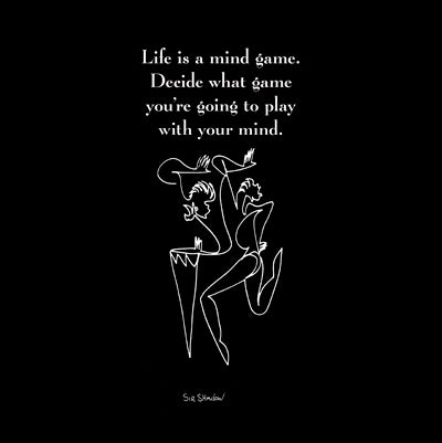 Life is a Mind Game by Sir Shadow | 6 x 6 Fine Art Print