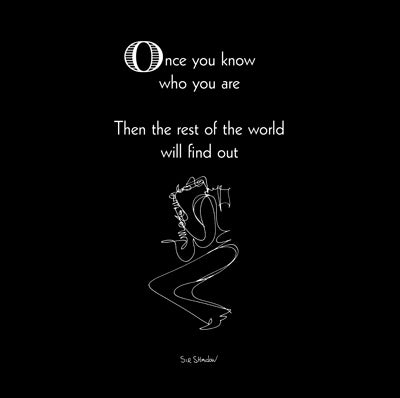 Once You Know Who You Are by Sir Shadow | 6 x 6 Fine Art Print