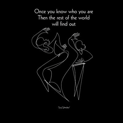 Once You Know Who You Are II by Sir Shadow | 6 x 6 Fine Art Print