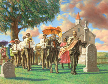 Uncle Joe's Funeral by Sarah Jenkins | 24 x 36 Fine Art Print