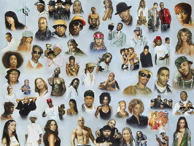 Hip Hop and R&B by Andy H. | 27 1/2 x 36 Fine Art Print