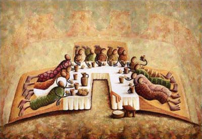 The Lord's Last Supper by Okaybabs | 24 x 34 Fine Art Print