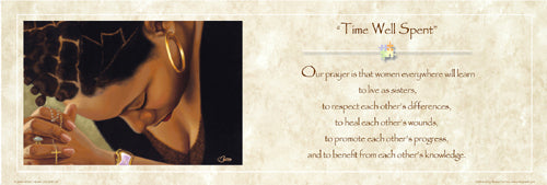Framed Art Time Well Spent: Statement by Henry Lee Battle | 12 x 36