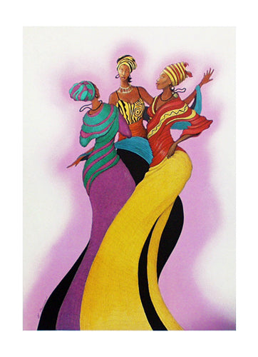 Sisters in Dance by Albert Fennell | 32 x 23 Fine Art Print